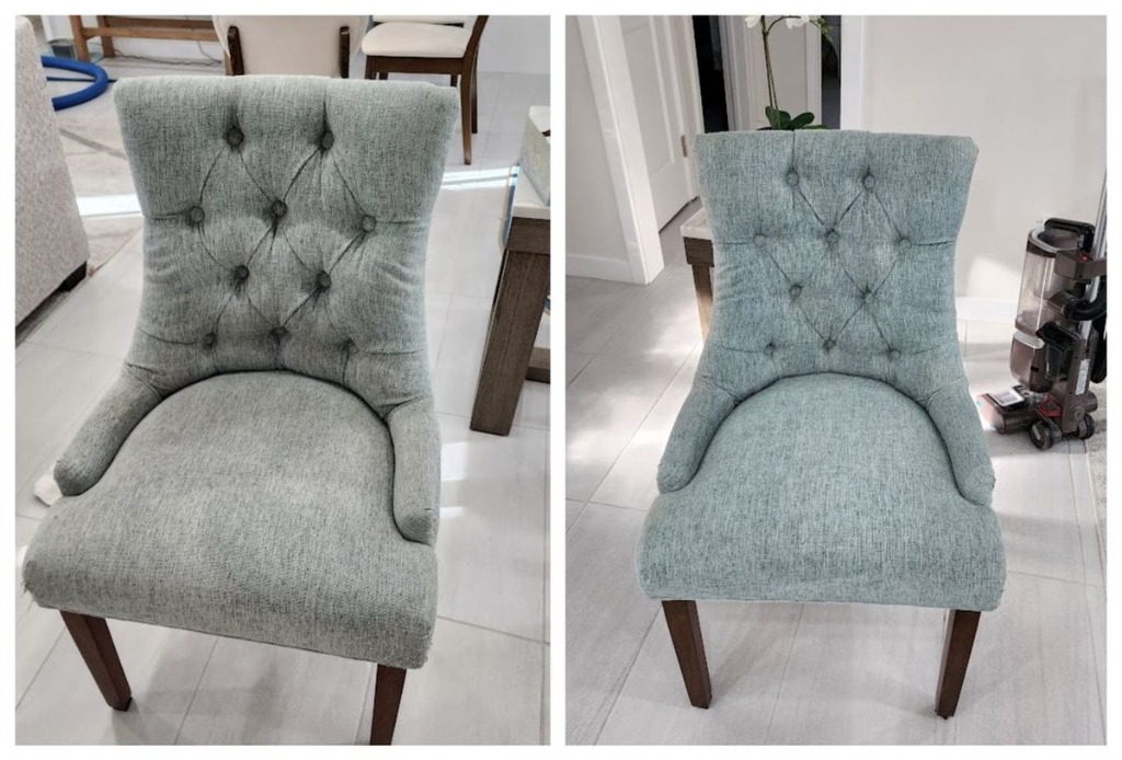 Antes e Depois Cadeira