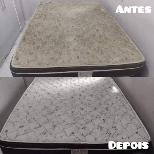 Antes e Depois Colchão